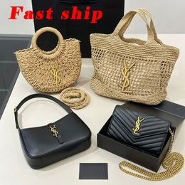 1:1 Original Quality yslcross body bag luxury bag yslcross body yslbagwomen Le5A7 ysl purse ysl beach bag Top-quality cassandre Designer bagShoulder Bags tote bag