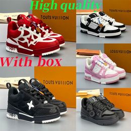 Trainer Designer Casual Walking Sneakers Cushioned Insole Embossed Low Top Comfort Shoes for Men Women Skates Wholesale Bulk 2026 Best-selling item