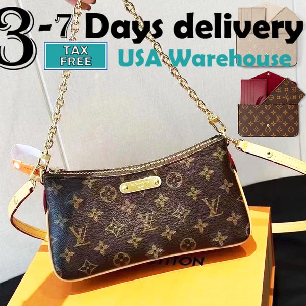 1:1 Upgraded version pouch Correct Emblem easy pouch on strap nano liv designer bag shoulder bag handbag crossbody bag purse designer women wallet luxury bag sac