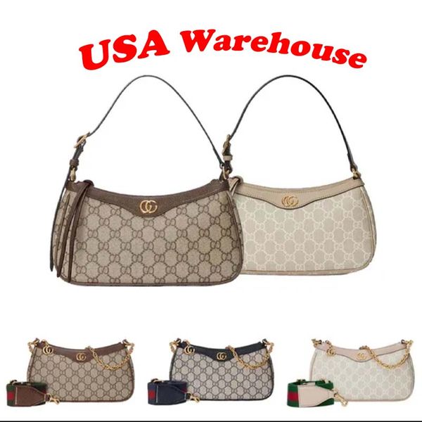 1: 1 12A Designer Bag Shoulder Bag Women's Ophidia Bag Classic Messenger Handbag Women's Armpit Bag Women's Wallet Brown Wallet Fashion Chain Flip Bag Luxury Leather Bag