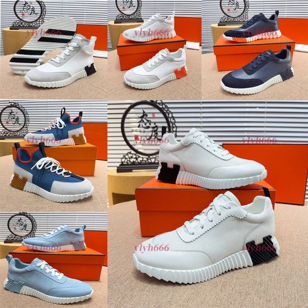 TOP 2026 Bouncing Sneakers H designer shoes Women Men designerhermes versatile style outdoor sport sneaker breathable casual shoes deluxe hermessneaker size 35-45